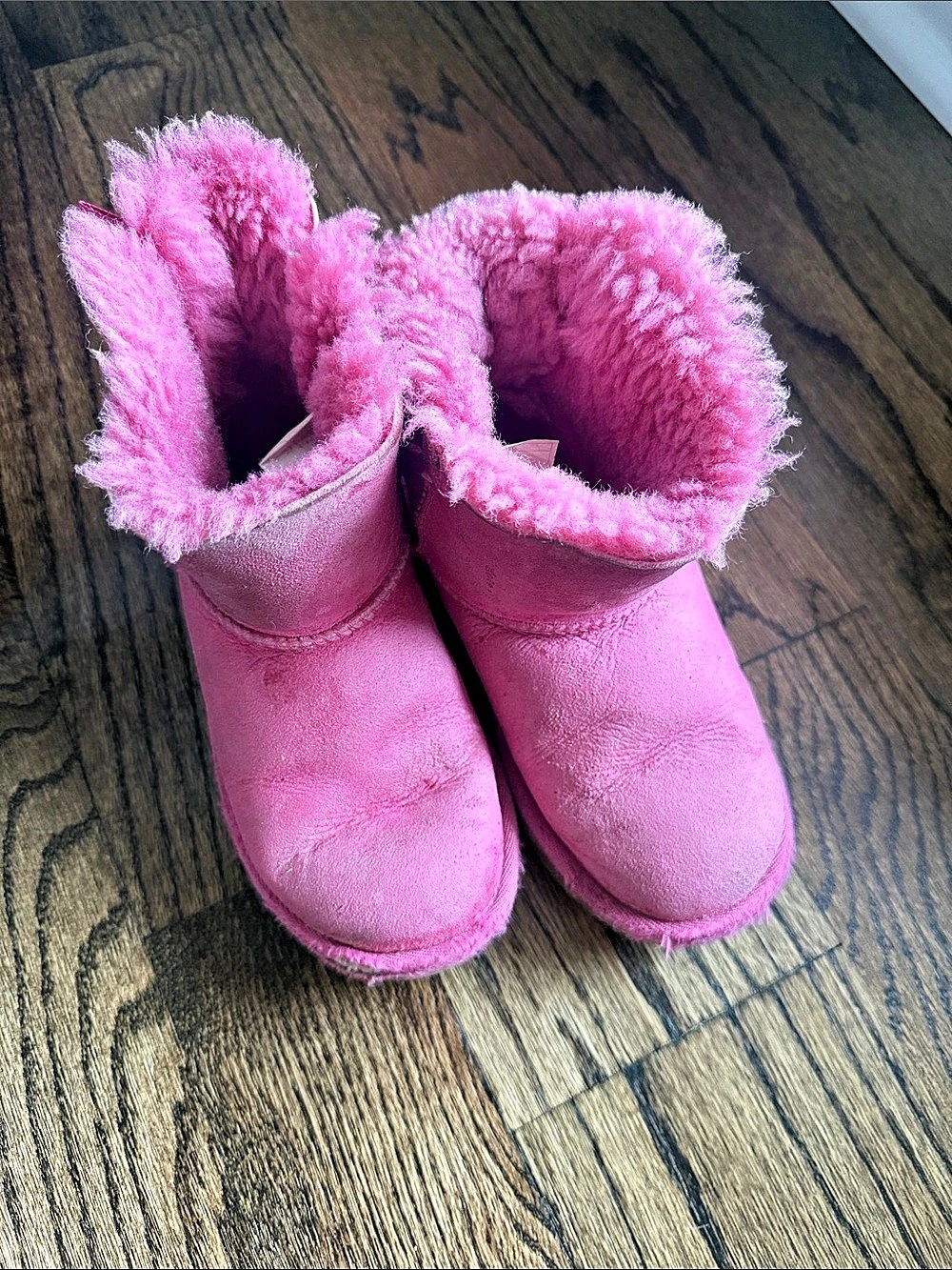 UGG Kids' Mini Bailey Bow II Pink Boots